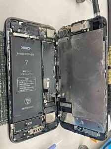iPhone修理　水没