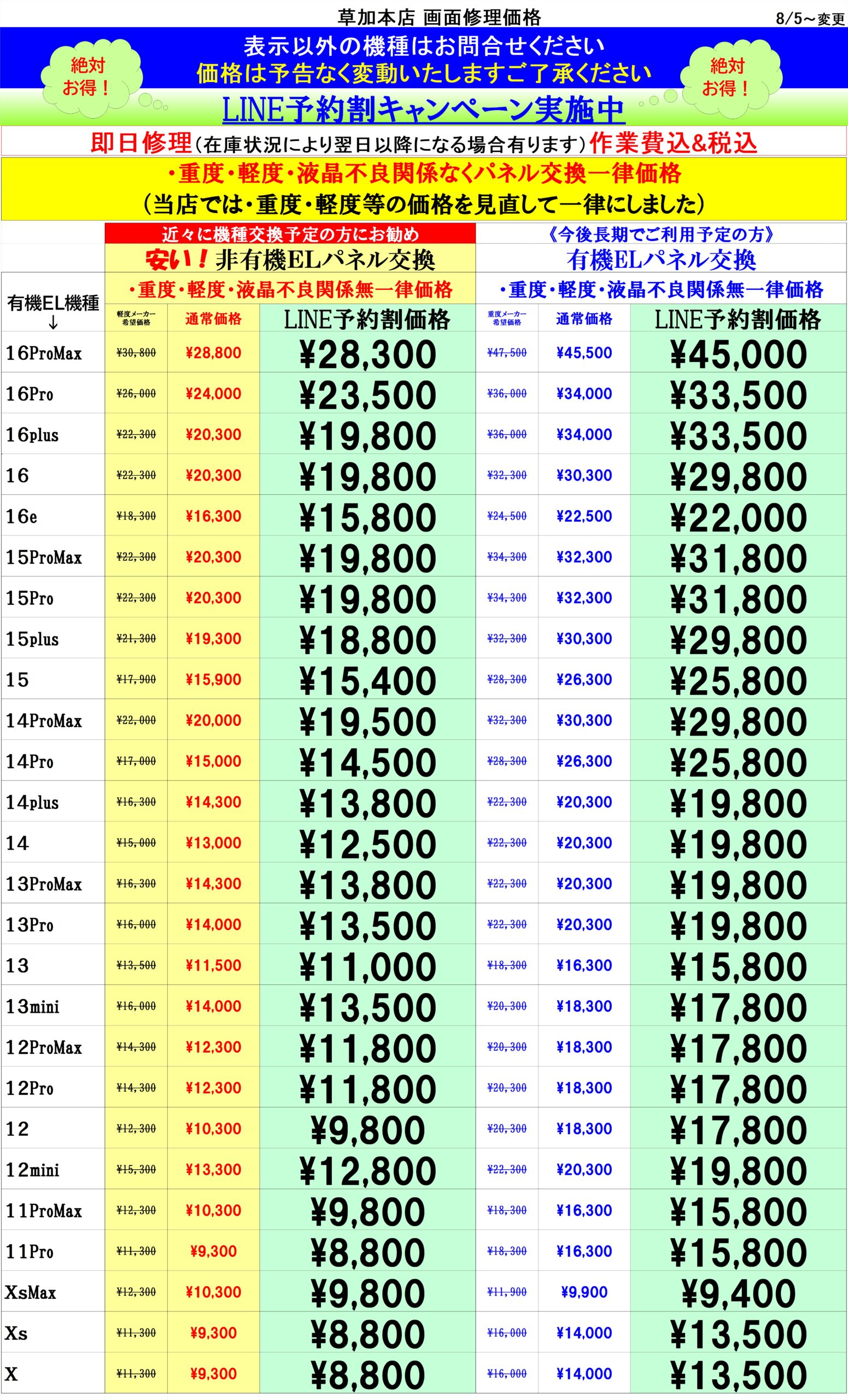 iPhoneの修理は草加市、八潮市、川口市、三郷市、吉川市、足立区のお客様は当日修理で技術力地域ＮＯ１、総務省修理登録店、フレンド草加本店へ